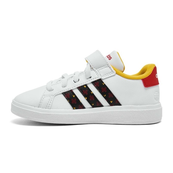 Adidas x Disney Kids Mickey Mouse Grand Court Sneakers Size 3 NIB NEW - Picture 3 of 9